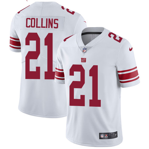 Nike Giants #21 Landon Collins White Men's Stitched NFL Vapor Untouchable Limited Jersey